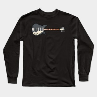 Pixel Black 325 Capri Guitar Long Sleeve T-Shirt